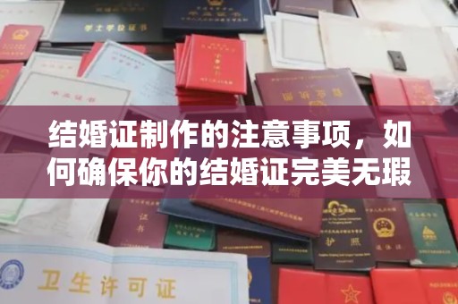 德阳结婚证制作的注意事项，如何确保你的结婚证完美无瑕