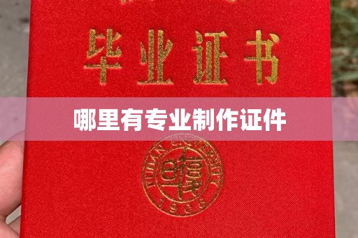 德阳哪里有专业制作证件