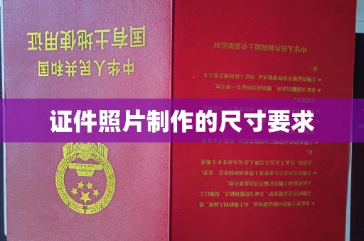 德阳证件照片制作的尺寸要求