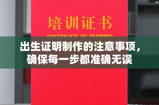 德阳出生证明制作的注意事项，确保每一步都准确无误