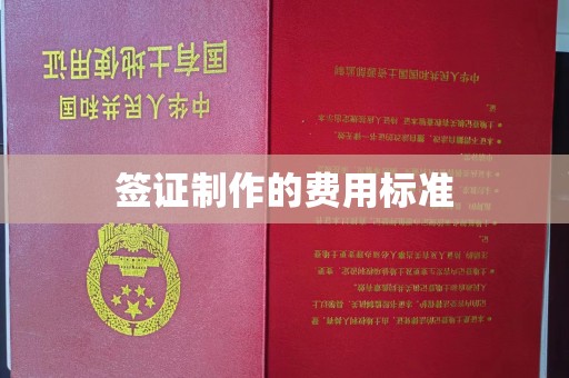 德阳签证制作的费用标准