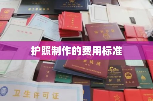 德阳护照制作的费用标准